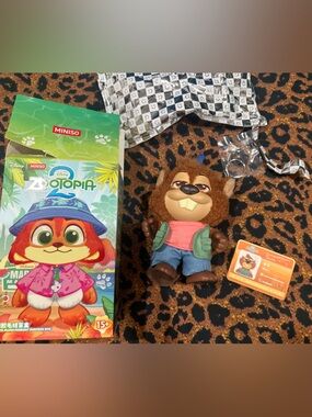 Zootopia Kids Plush Toy - nibbles plush keychain minoso disney
